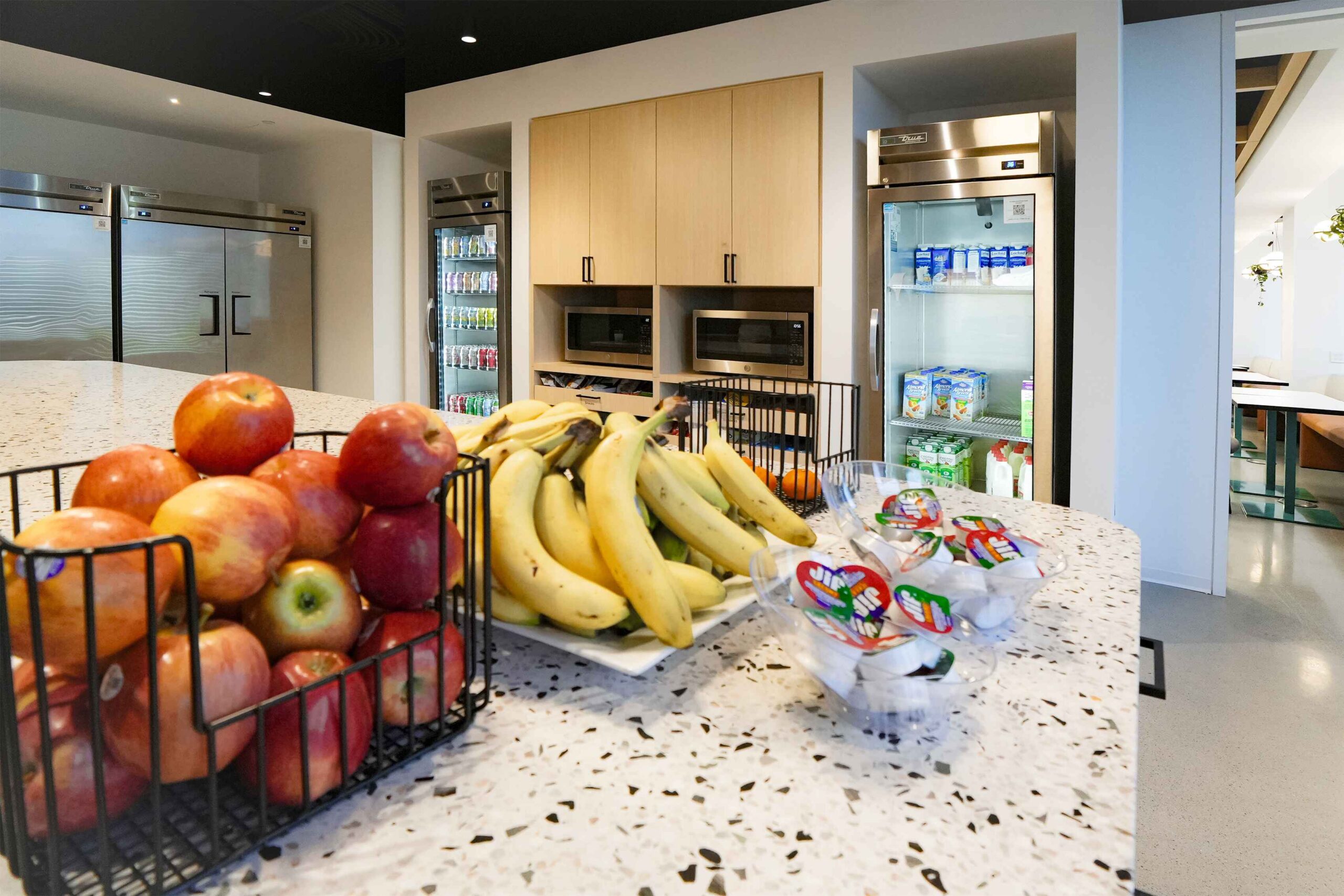 workplace snacks | NYC office pantry service | staff wellness
