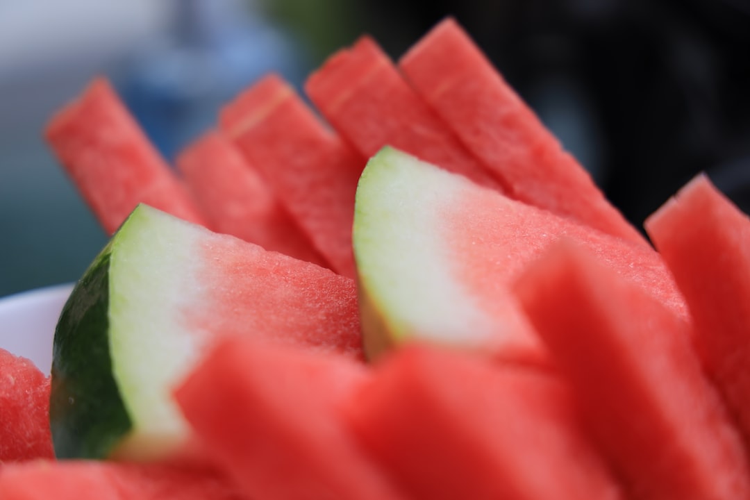 Watermelon slices for a refreshing summer snack